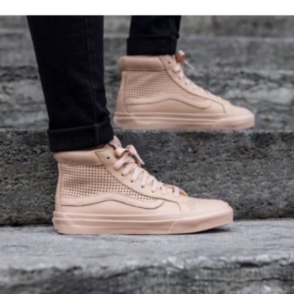Vans Shoes - New W 9.5 Vans Sk8-Hi Slim Cutout Leather Sneakers